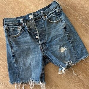 Levi's Blue Denim 501 Skinny
